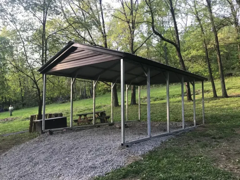 Metal carports installed by Metal Building Outfitters for vehicle protection
